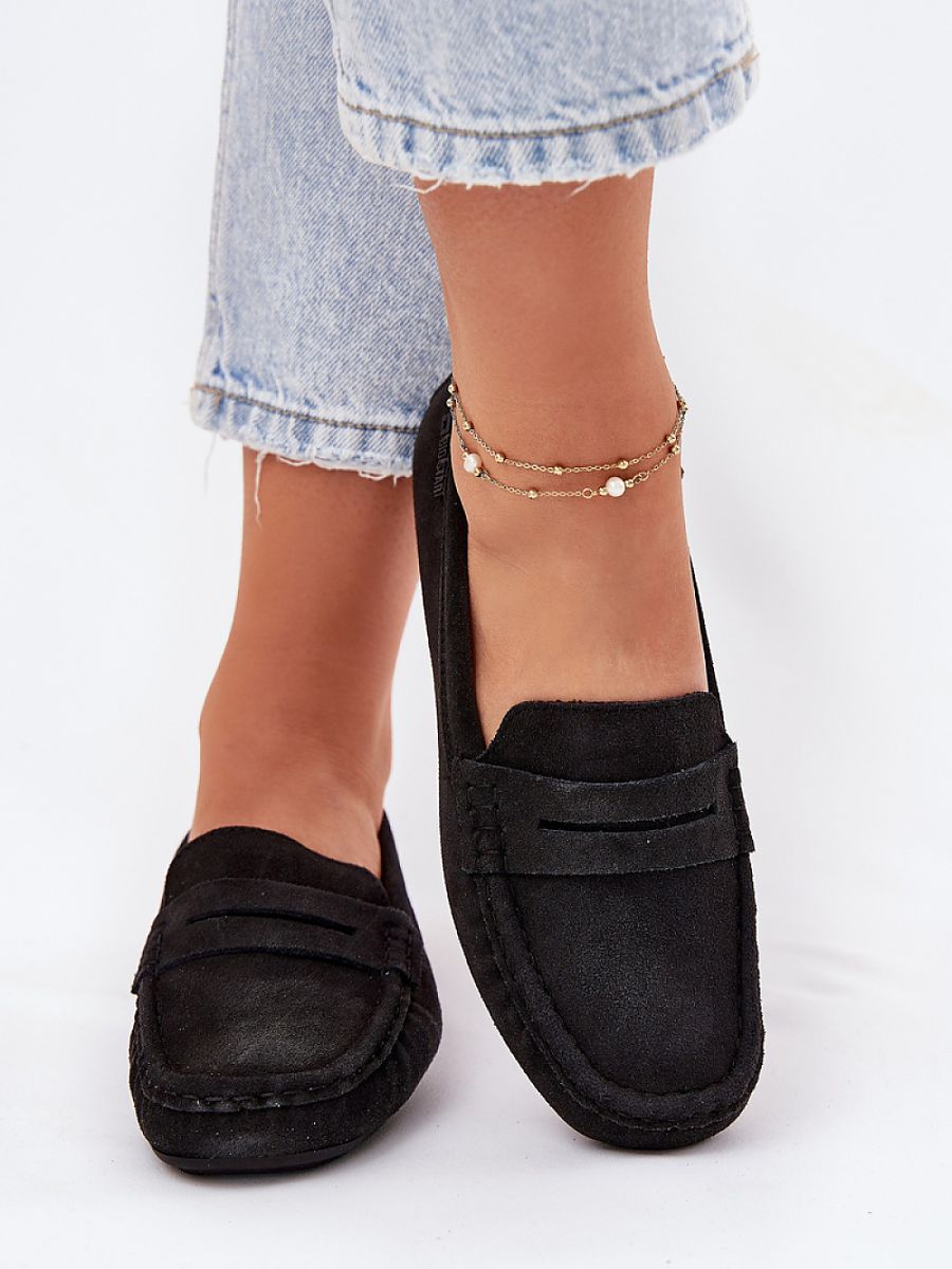 Komfort-Mokassins Damen Ada Matilde, bequeme Kunstleder Slip-On