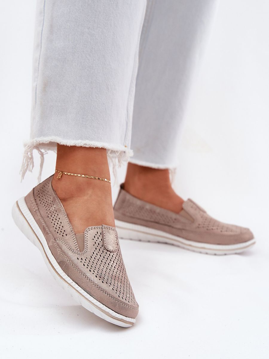 Komfort-Mokassins Damen Ada Serena, Kunstleder Slip-On Loafer
