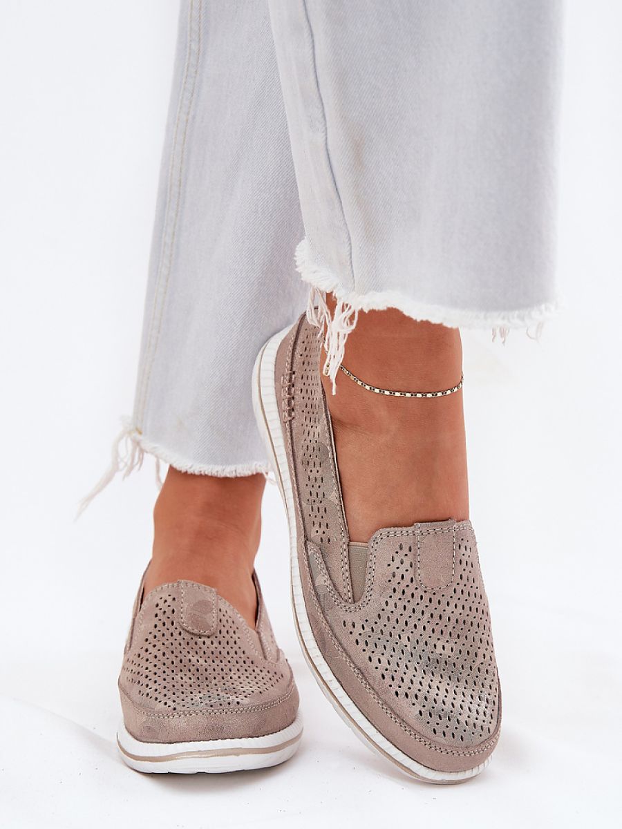 Komfort-Mokassins Damen Ada Serena, Kunstleder Slip-On Loafer