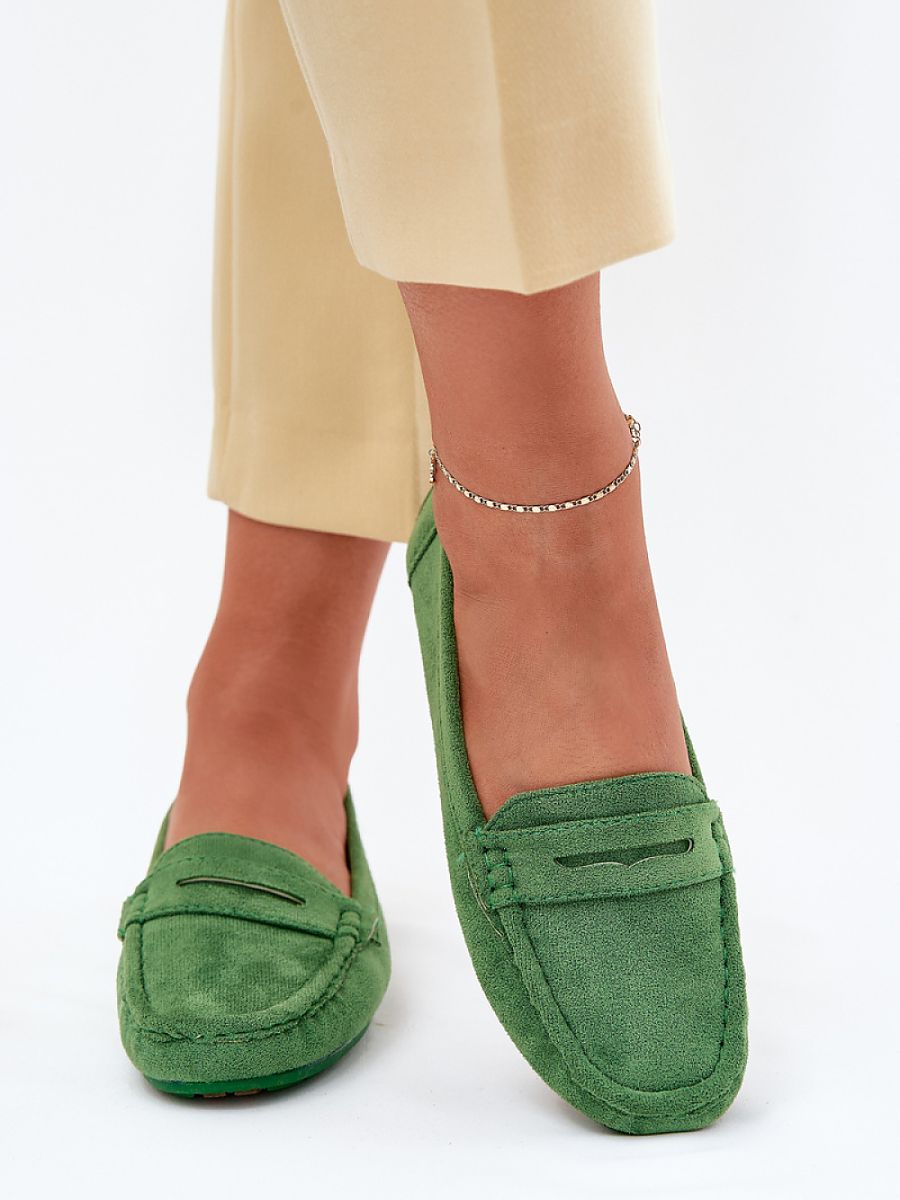 Komfort-Mokassins Damen Ada Fiore, bequeme Kunstleder Slip-On
