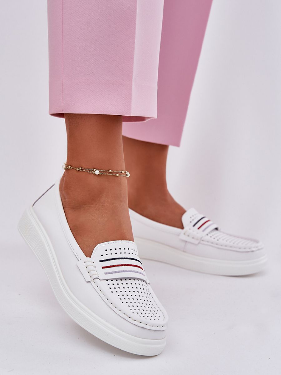 Komfort-Mokassins Damen Ada Gioia, Kunstleder Slip-On Loafer