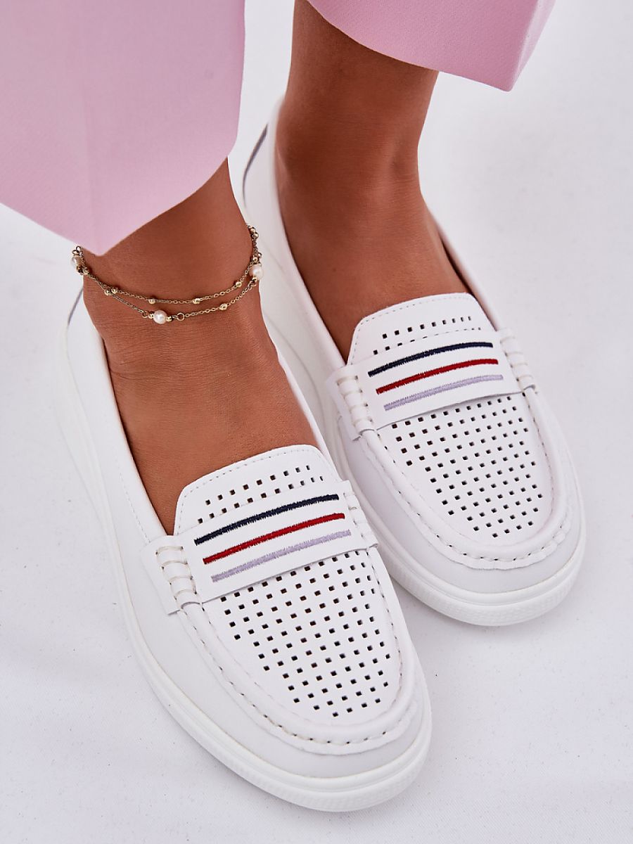 Komfort-Mokassins Damen Ada Gioia, Kunstleder Slip-On Loafer