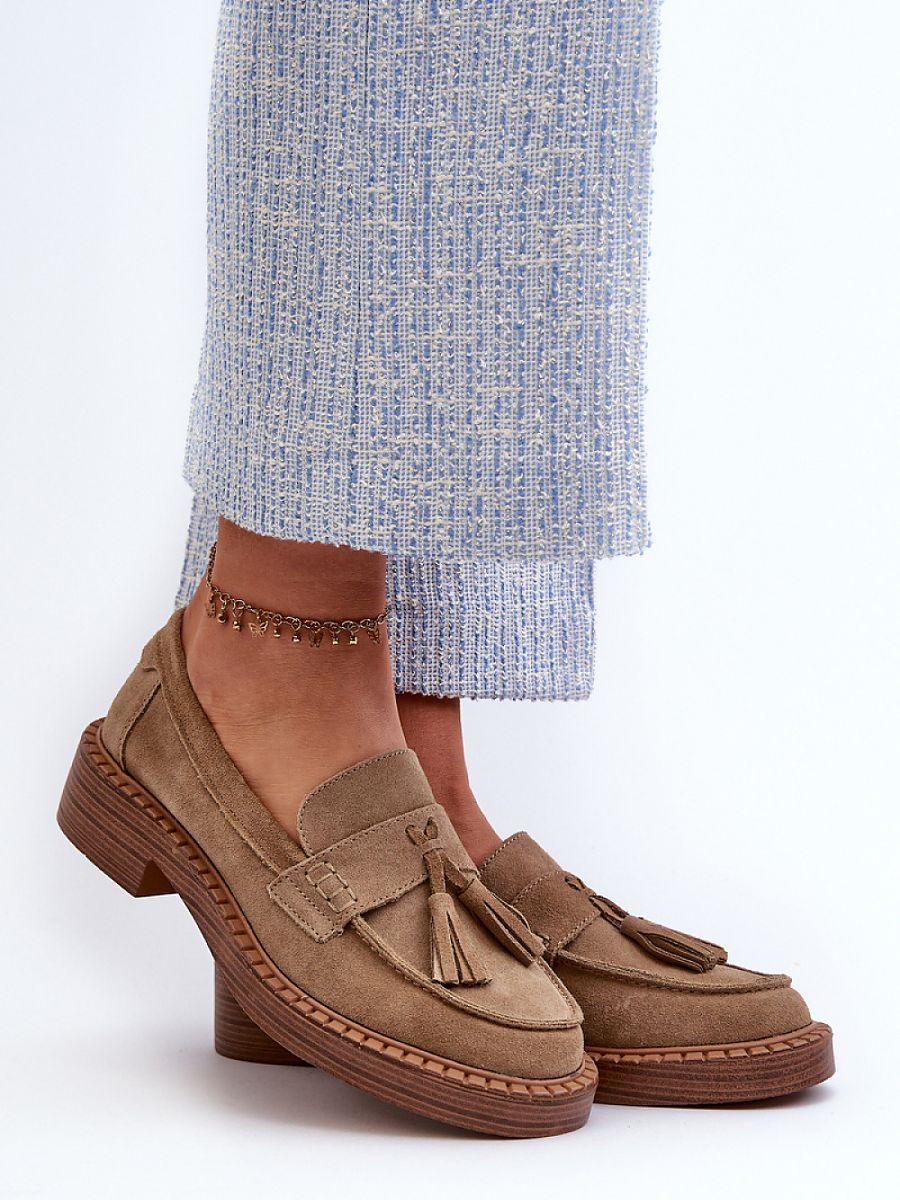 Komfort-Mokassins Damen Ida Vittoria, klassische Slip-On