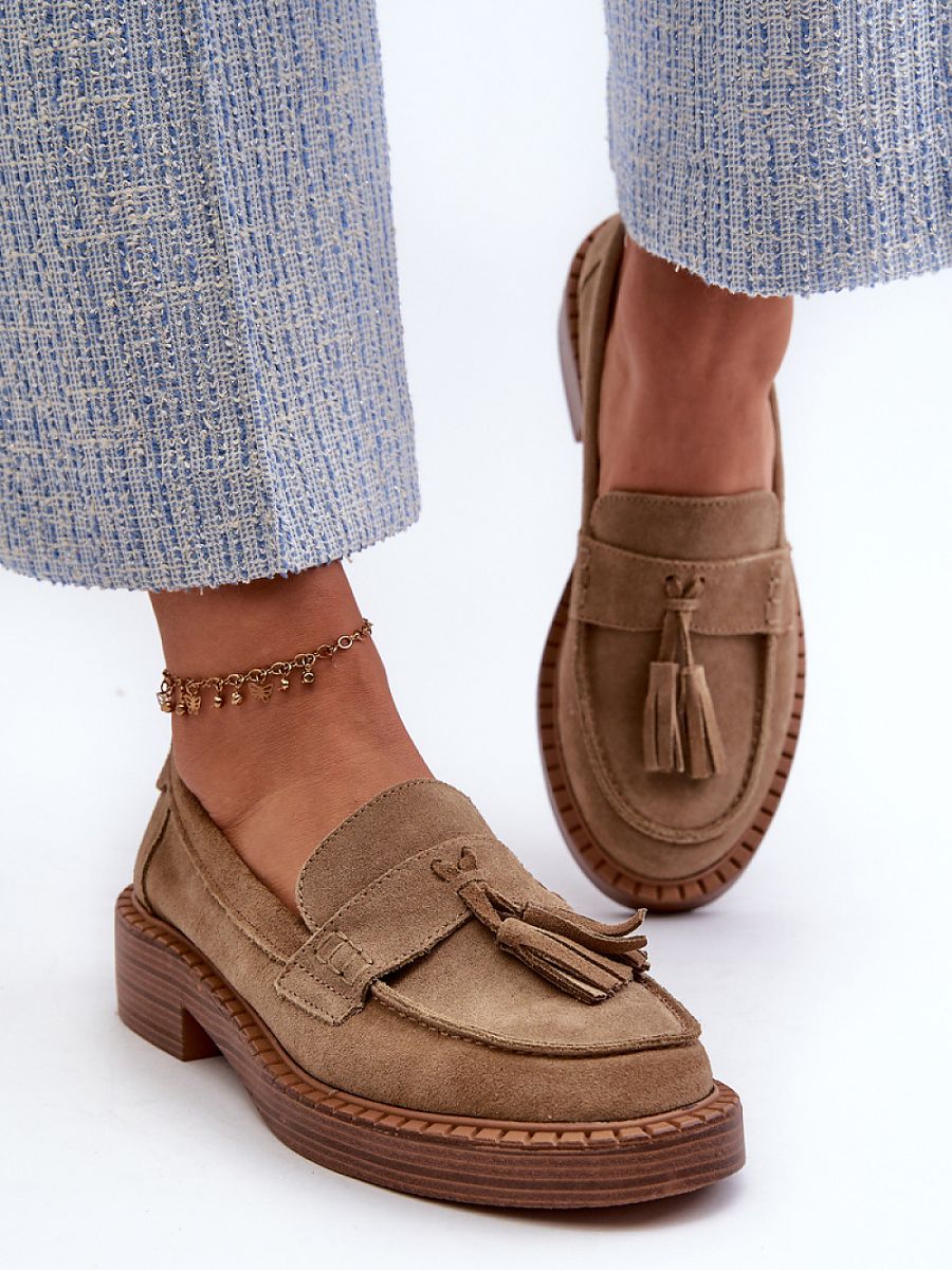 Komfort-Mokassins Damen Ida Vittoria, klassische Slip-On