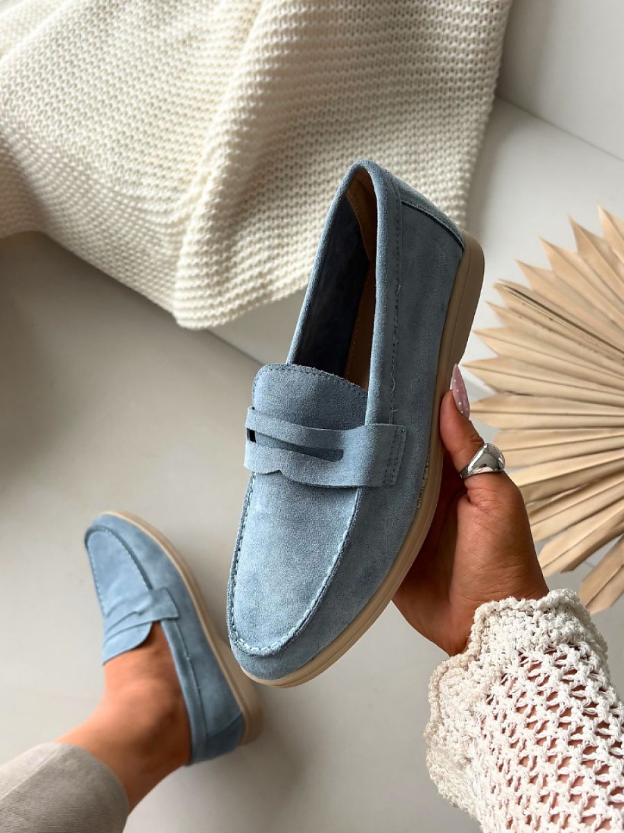 Komfort-Mokassins Damen Zoe Perla, elegante Slip-On