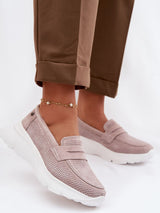 Komfort-Mokassins Damen Noa Rachele, elegante Slipper