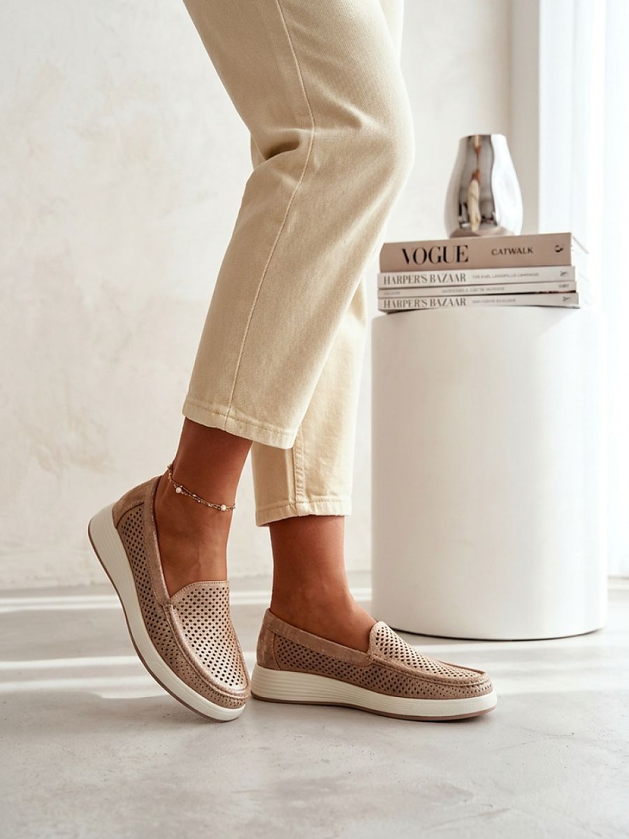 Komfort-Mokassins Damen Noa Serena, elegante Slipper