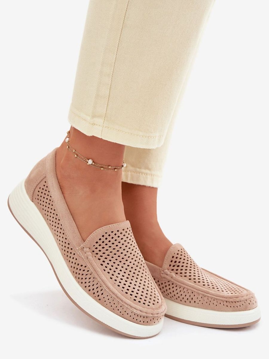 Komfort-Mokassins Damen Noa Perla, elegante Slipper