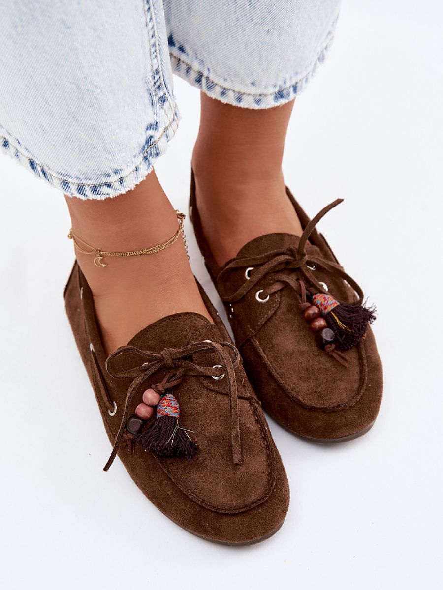 Komfort-Mokassins Damen Noa Vera, Loafer Slip-On
