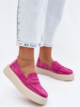 Komfort-Mokassins Damen Noa Flora, Loafer Slip-On