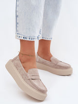 Komfort-Mokassins Damen Isa Chiara, klassische Slip-On