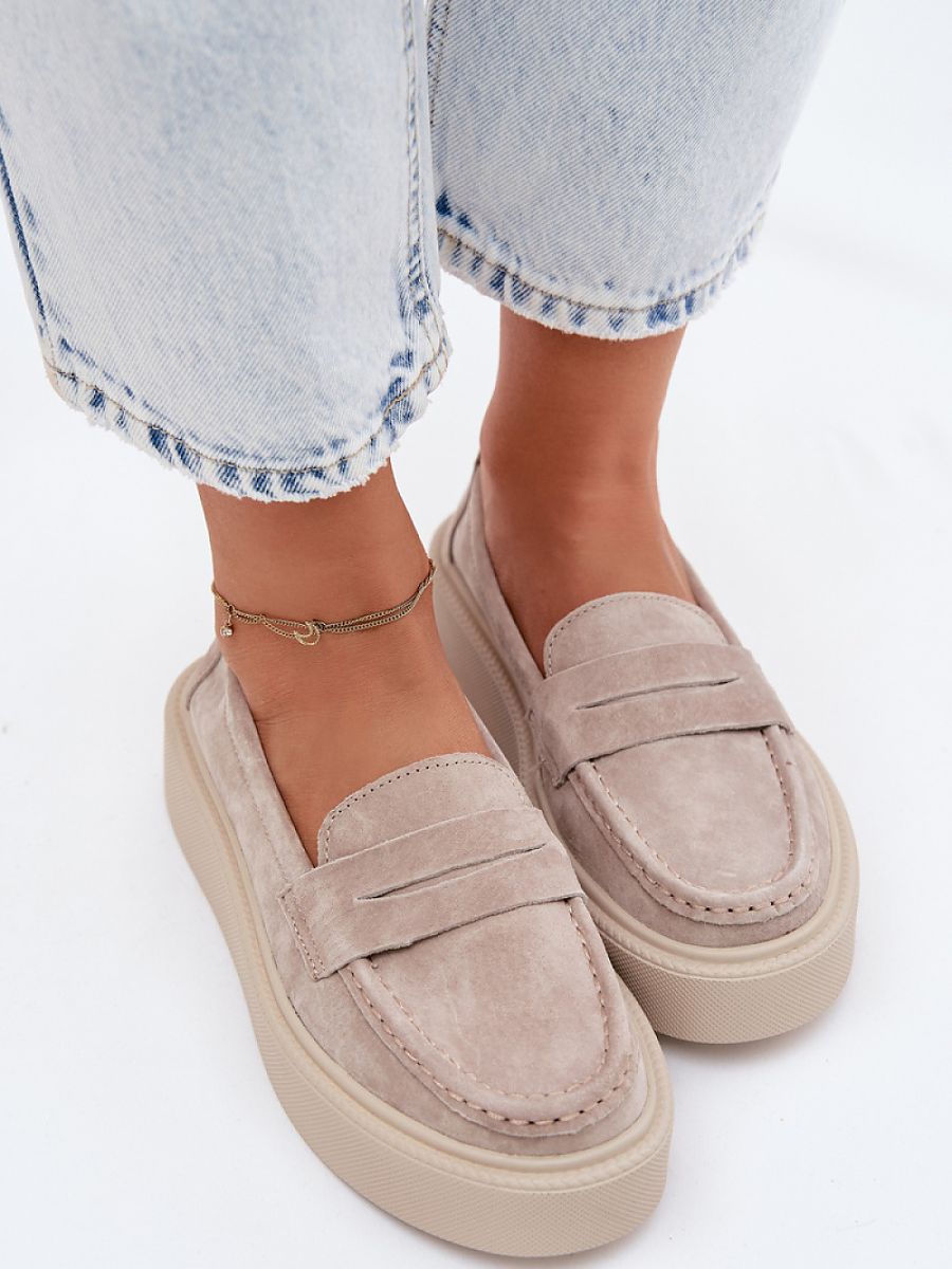 Komfort-Mokassins Damen Isa Chiara, klassische Slip-On