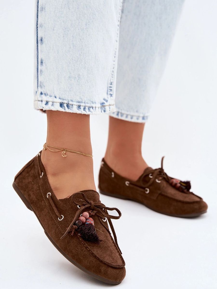 Komfort-Mokassins Damen Noa Vera, Loafer Slip-On