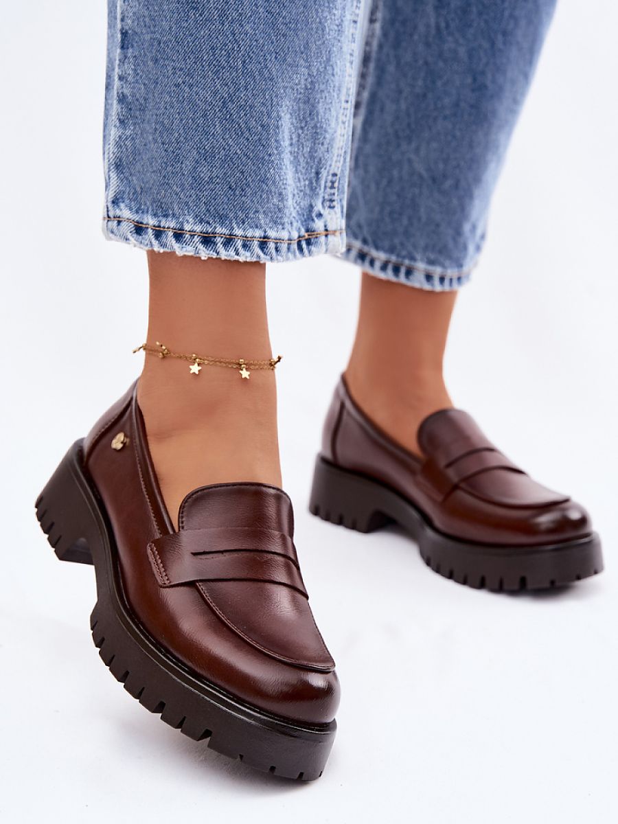 Komfort-Mokassins Damen Isa Luce, elegante Slip-On