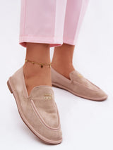 Kunstleder-Mokassins Damen Isa Elisa, elegante Schlupfform