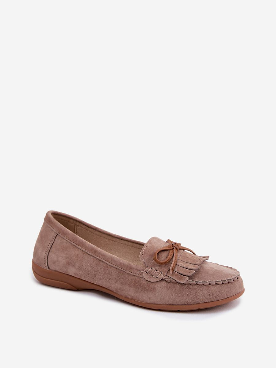 Kunstleder-Mokassins Damen Isa Dora, Loafer zum Hineinschlüpfen