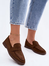 Kunstleder-Mokassins Damen Rea Chiara, Loafer zum Hineinschlüpfen