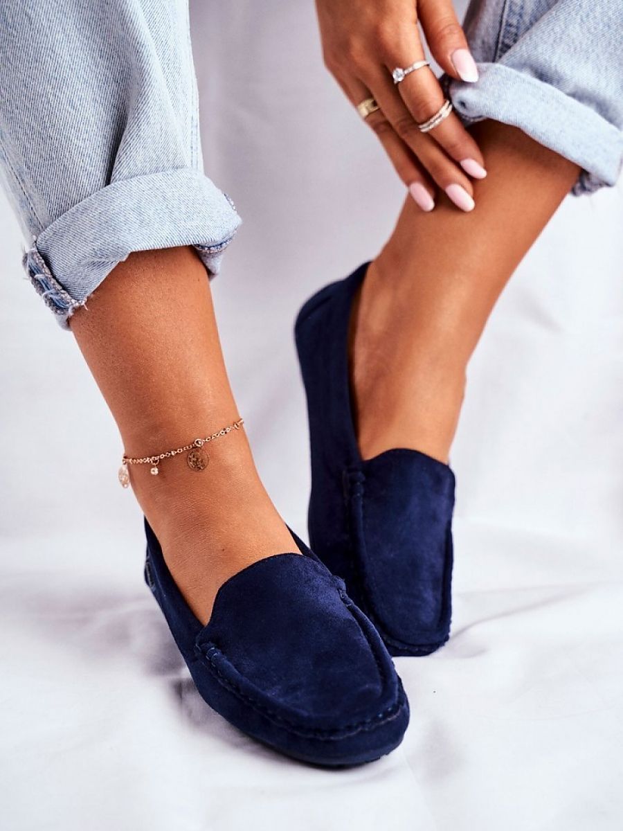 Komfort-Mokassins Damen Anna Silvia, Elegante Slip-On