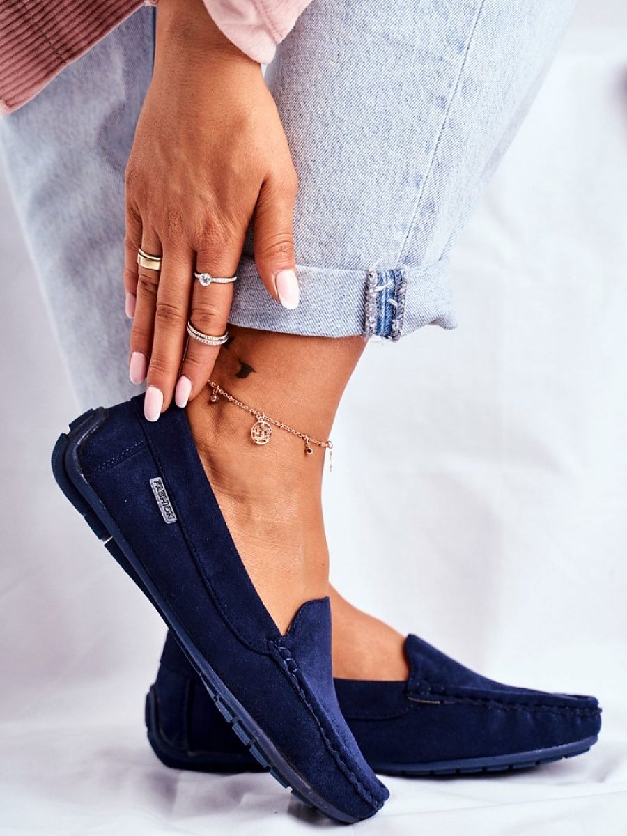 Komfort-Mokassins Damen Anna Silvia, Elegante Slip-On