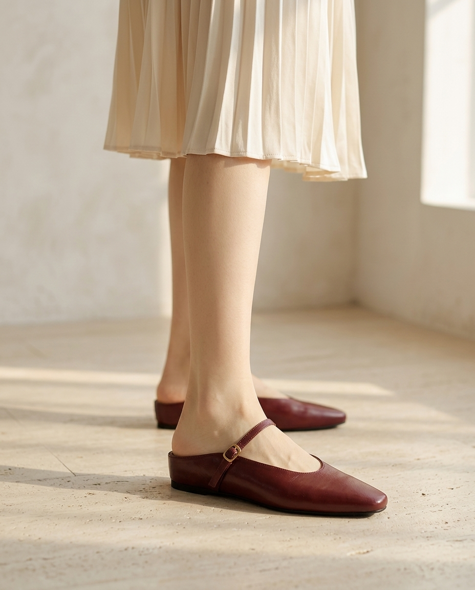 Leren Mules Dames