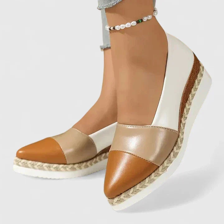Ergonomische Komfort-Mokassins Damen Giacinta, bequeme Schuhe mit Einlage