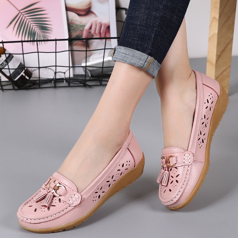 Elegante Slipper für Damen mit weicher Sohle