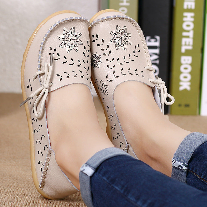 Elegante Slipper für Damen mit Durchbruchmuster