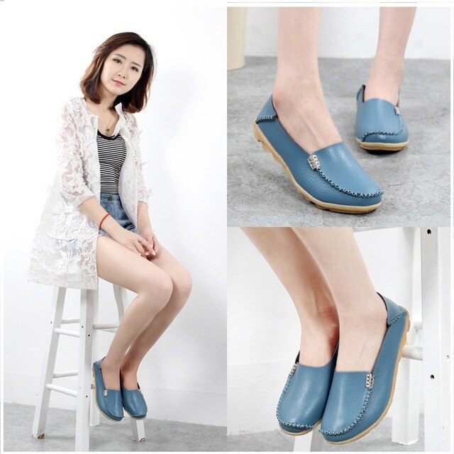 Bequeme Damen Loafer zum Schlupfen
