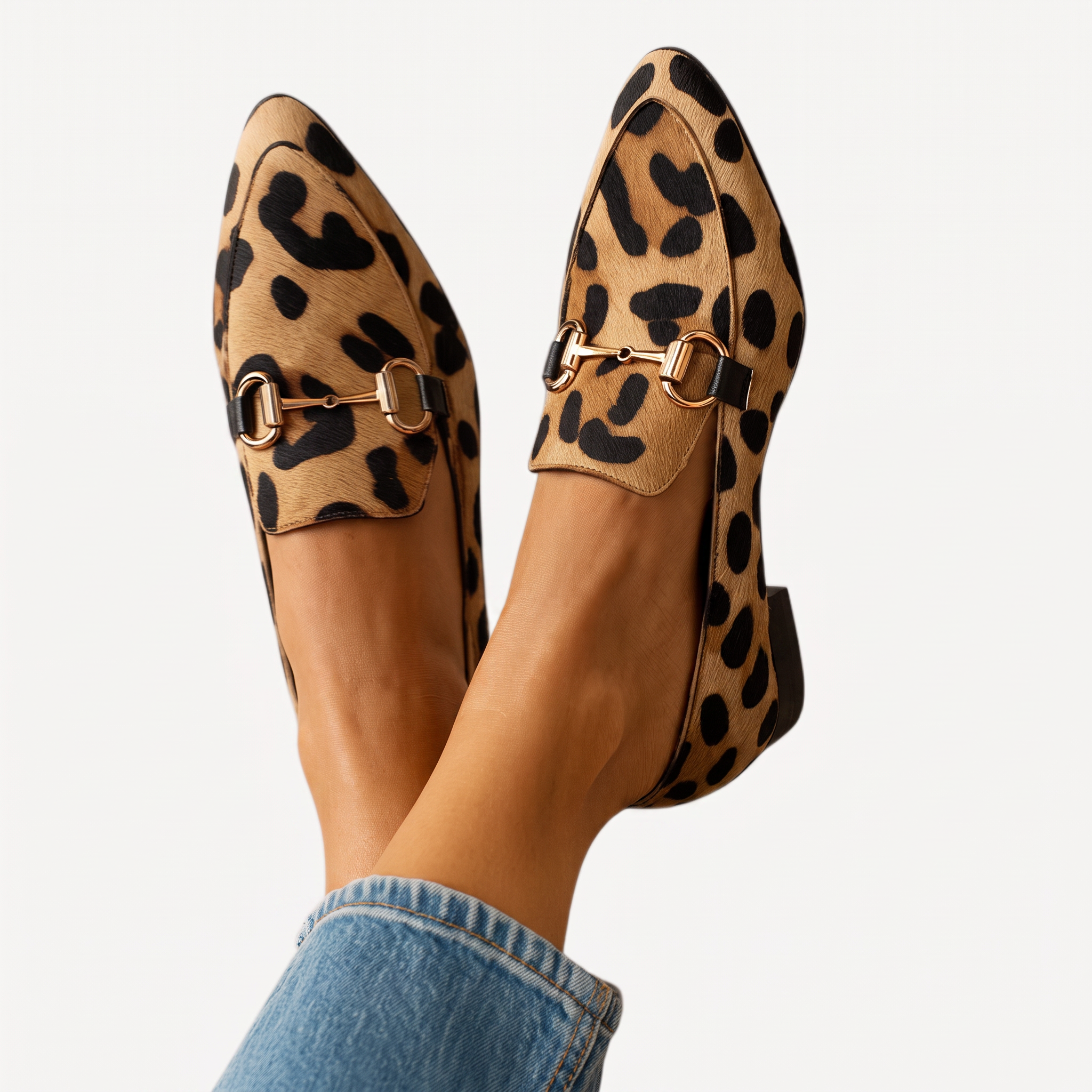 Komfort-Mokassins Damen Alda Anna, bequeme Slip-Ons
