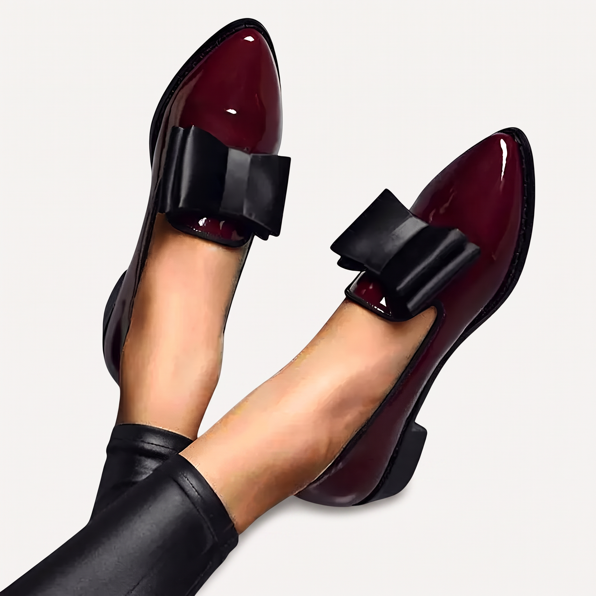 Orthopädische Leder-Mokassins Damen Nilde Mia, Weiche Slip-On