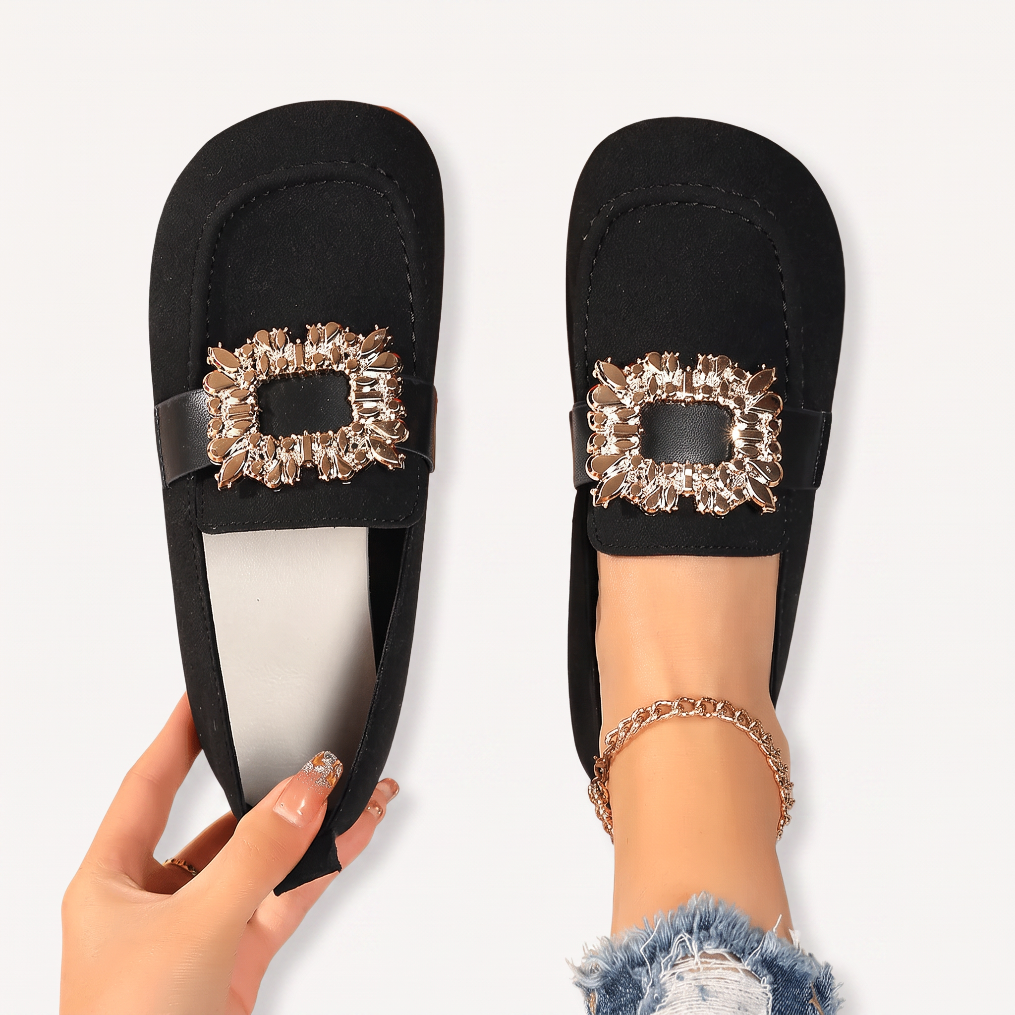 Ergonomische Mokassins Damen Clio Mia – weiche Slipper
