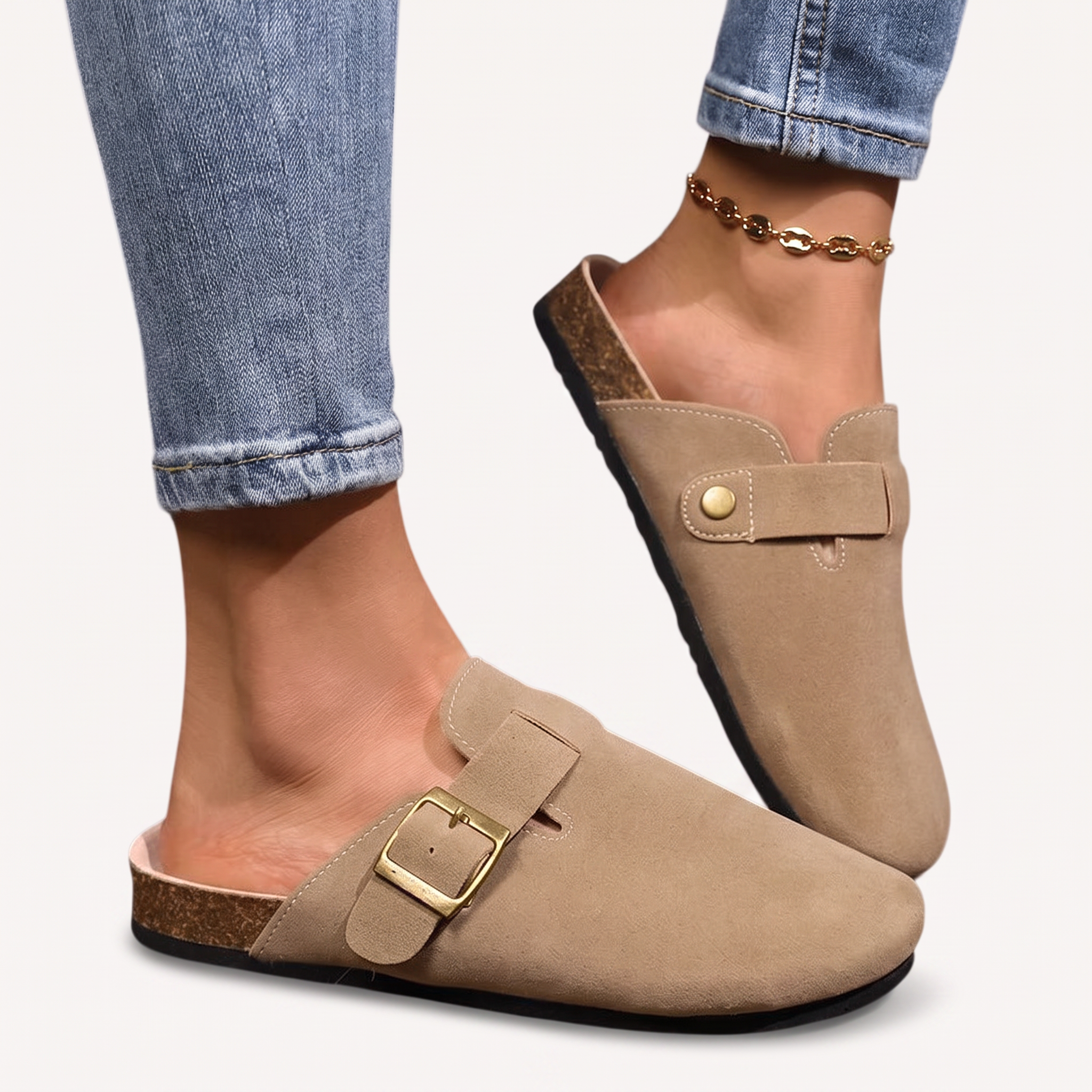 Leder-Mokassins Damen Nilde Luce, ergonomisch, sicherer Schritt