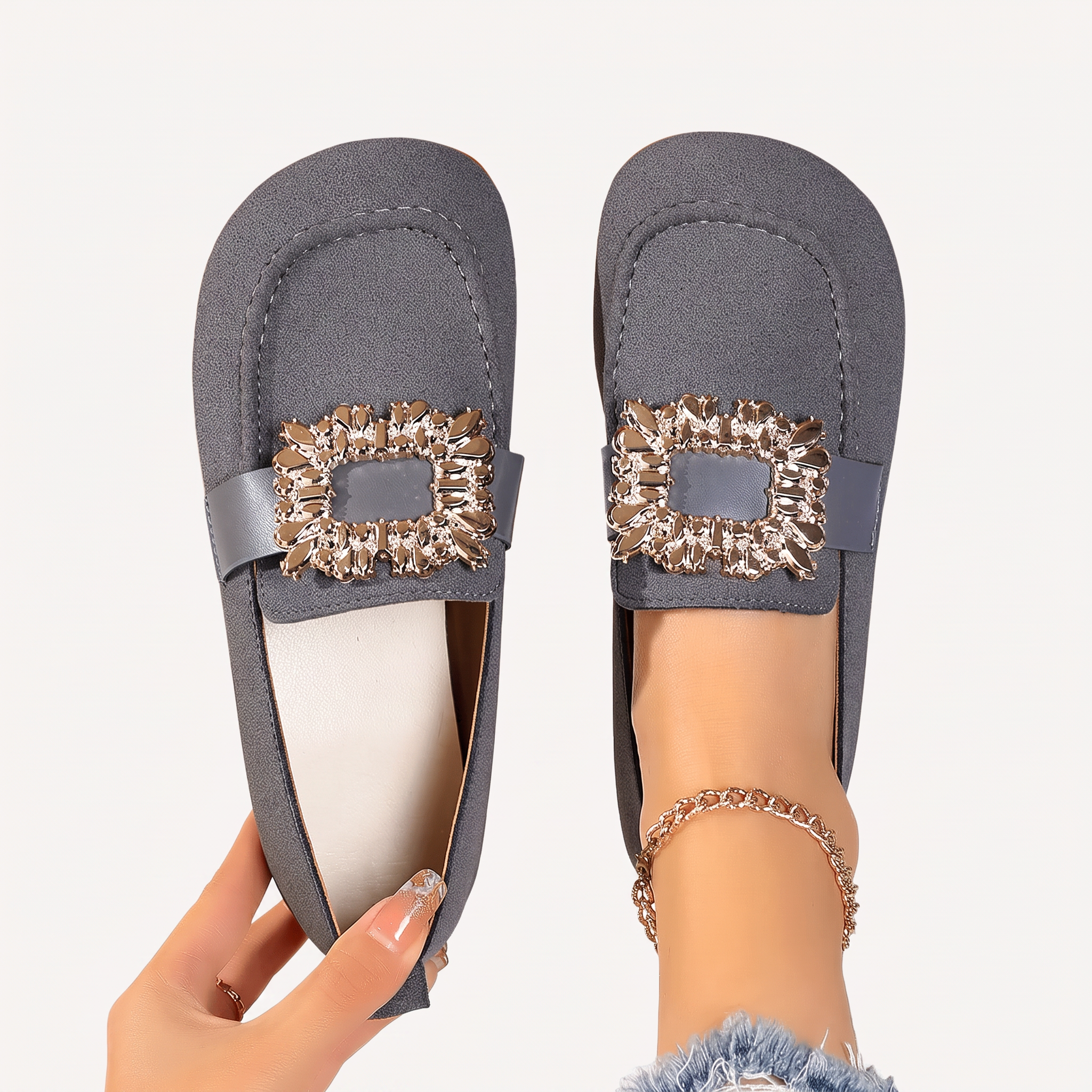 Ergonomische Mokassins Damen Clio Mia – weiche Slipper