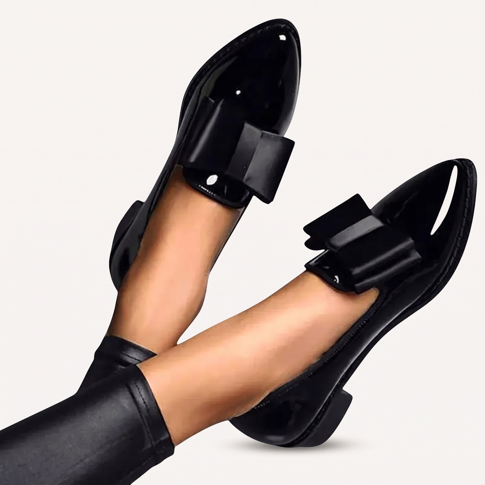 Orthopädische Leder-Mokassins Damen Nilde Mia, Weiche Slip-On