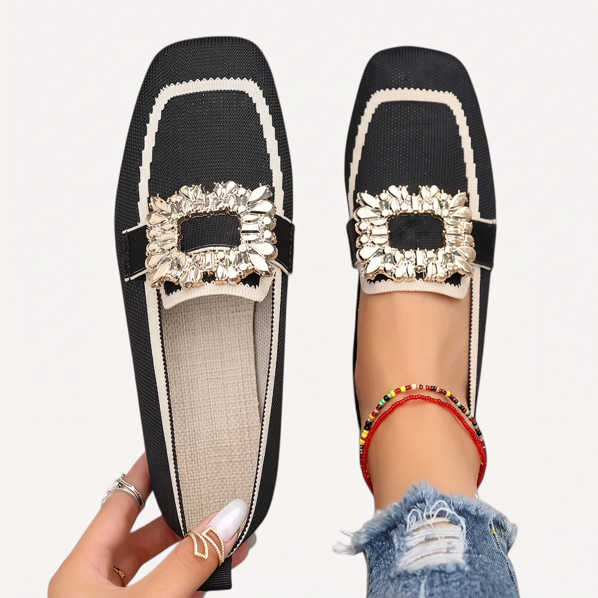 Komfort-Mokassins Damen Bice Elena, ergonomisch, weiche Slip-Ons