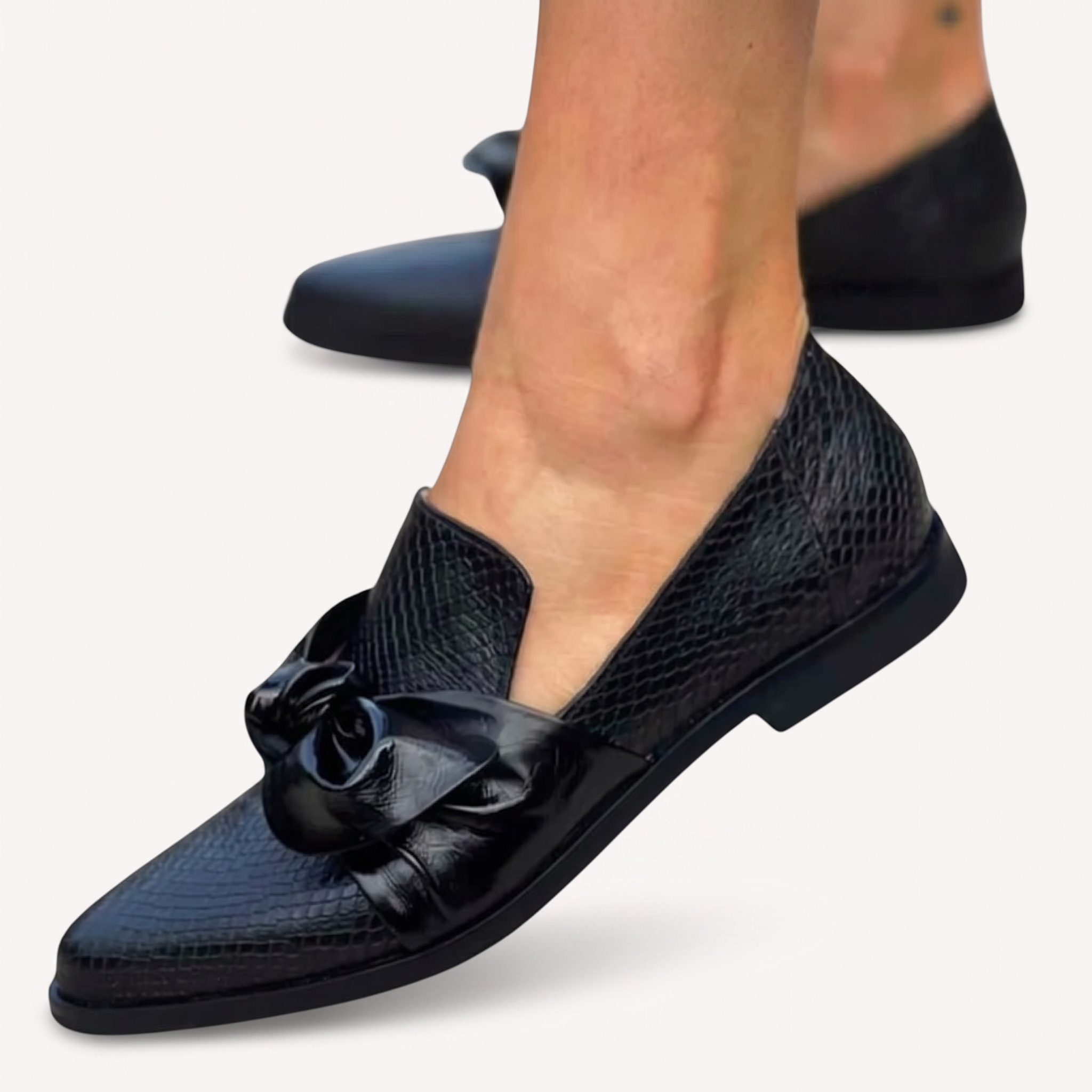 Leder-Mokassins Damen Clio Eva – elegante Slipper