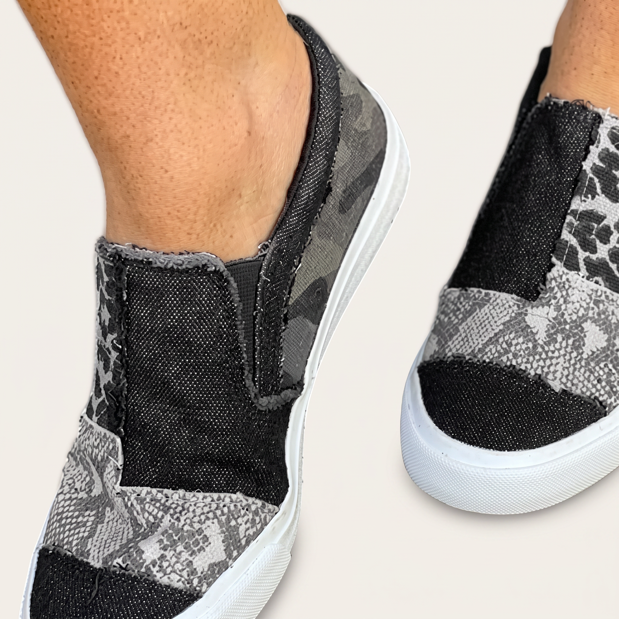 Komfort-Mokassins Damen Alda Elena, ergonomisch, weiche Slip-Ons