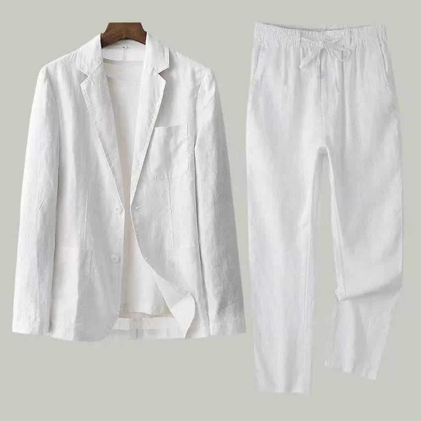 Linnen Set Heren Overhemd & Broek